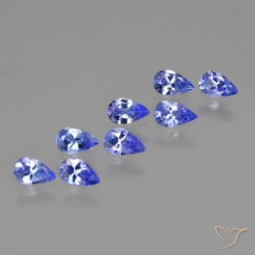 1.87ctw Natural Azul elétrico Tanzanita, Formato de pêra, VS