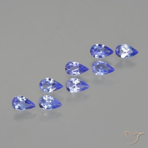 1.29ctw Natural Azul Violeta Intenso Tanzanita, Formato de pêra, VS