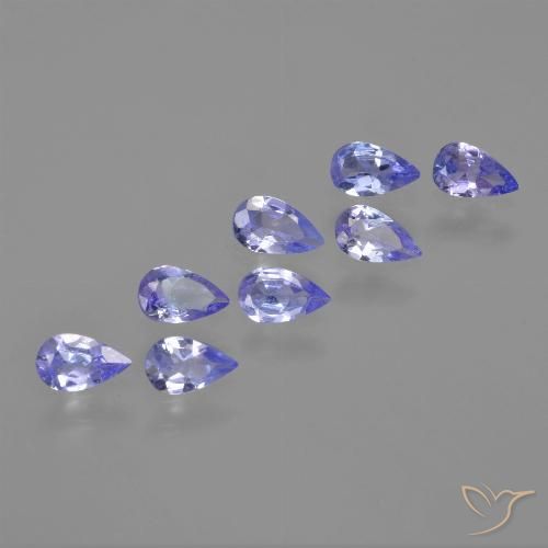 1.39ctw Natural Azul elétrico Tanzanita, Formato de pêra, VS