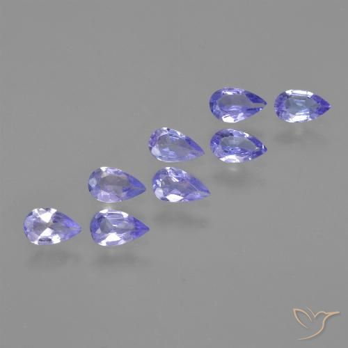 1.34ctw Natural Azul Violeta Intenso Tanzanita, Formato de pêra, VS