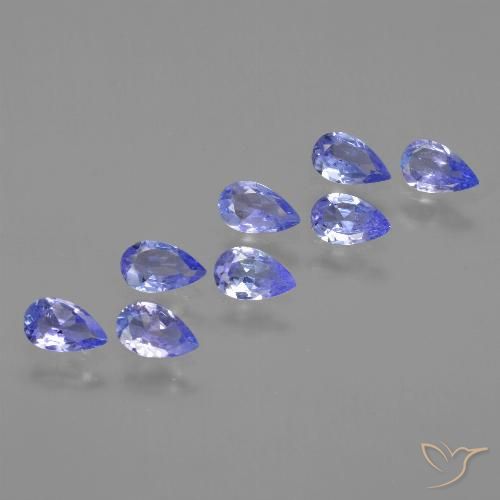 1.58ctw Natural Azul elétrico Tanzanita, Formato de pêra, VS