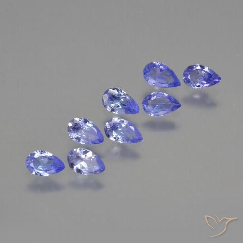 1.46ctw Natural Azul elétrico Tanzanita, Formato de pêra, VS