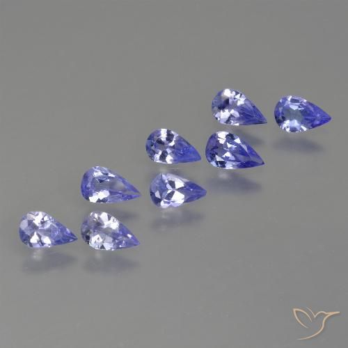 1.40ctw Natural Azul Violeta Intenso Tanzanita, Formato de pêra, VS