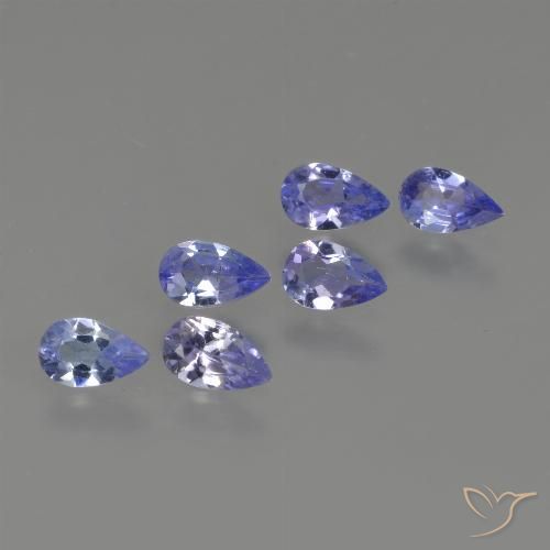 1.26ctw Natural Azul Violeta Intenso Tanzanita, Formato de pêra, VS