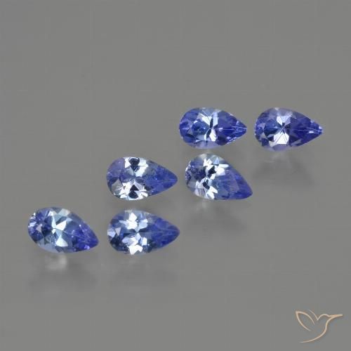 1.63ctw Natural Azul profundo Tanzanita, Formato de pêra, VS