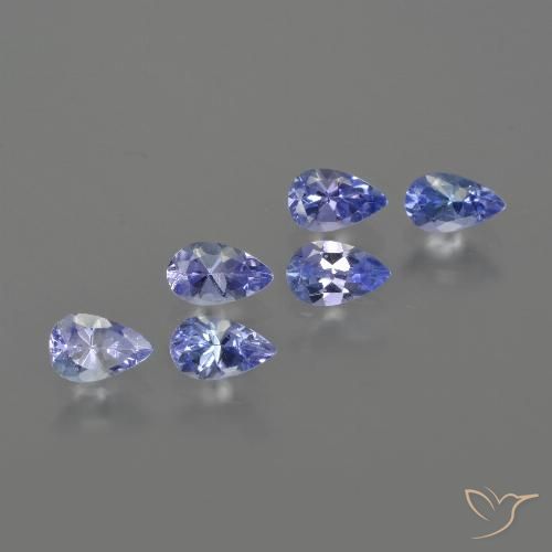 1.56ctw Natural Azul profundo Tanzanita, Formato de pêra, VS