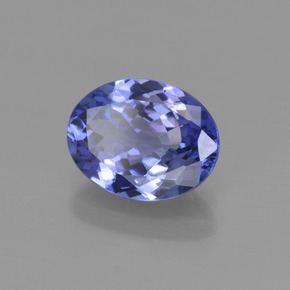 Tanzanita Violeta Azul Natural 2.28ct, Corte Oval, VVS