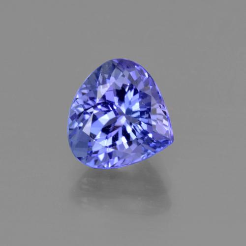 Tanzanita azul natural 2,28ct, formato de pêra, VVS