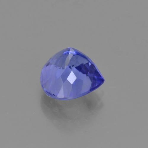Tanzanita azul natural 2,28ct, formato de pêra, VVS