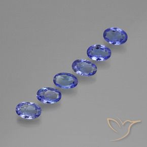 Pedras preciosas de Tanzanita Azul natural de 2.30 ct, oval, VS