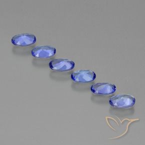 Pedras preciosas de Tanzanita Azul natural de 2.30 ct, oval, VS
