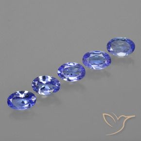 Pedras preciosas de Tanzanita Azul médio natural de 2.25 ct, oval, VVS-VS