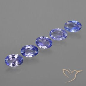 Pedras preciosas de Tanzanita Azul Violeta Intenso natural de 2.30 ct, oval, VS