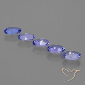 Pedras preciosas de Tanzanita Azul Violeta Intenso natural de 2.30 ct, oval, VS