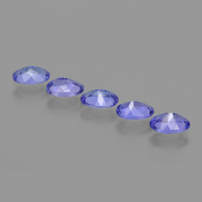 Pedras preciosas de tanzanita azul natural de 2,27 ct, corte oval, VVS-VS