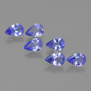 Pedras preciosas de Tanzanita Azul Violeta Intenso natural de 2.23 ct, Formato de pêra, VS