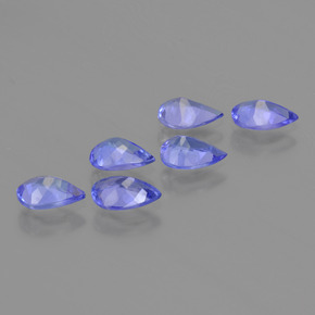 Pedras preciosas de Tanzanita Azul Violeta Intenso natural de 2.23 ct, Formato de pêra, VS