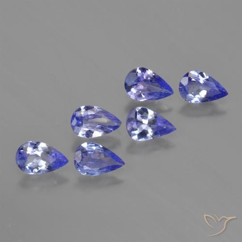 1.81ctw Natural Azul Violeta Intenso Tanzanita, Formato de pêra, VS