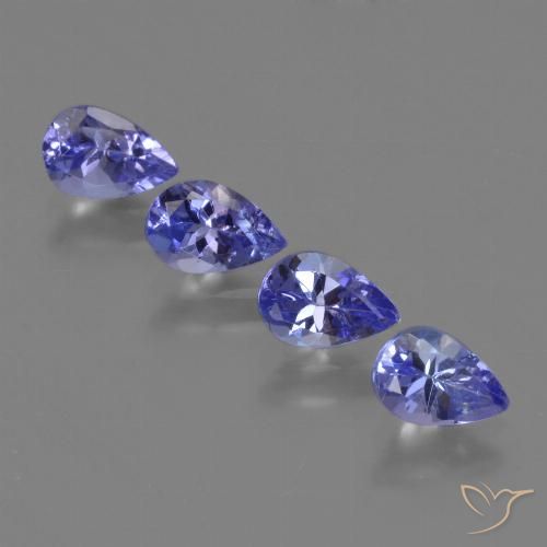 1.81ctw Natural Azul Violeta Intenso Tanzanita, Formato de pêra, VS