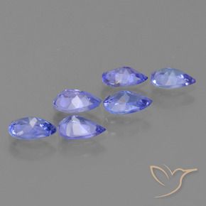 Pedras preciosas de Tanzanita Azul médio natural de 2.13 ct, Formato de pêra, VS