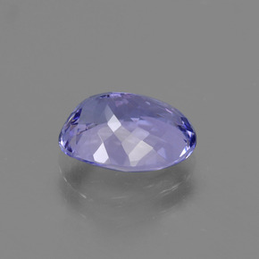 Tanzanita azul natural 2,43ct, corte oval, VS