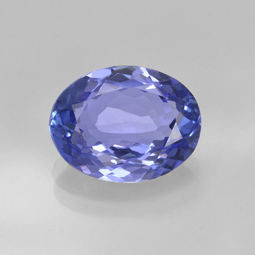Tanzanita azul natural 2,13ct, corte oval, VVS