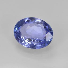 Tanzanita azul natural 2,13ct, corte oval, VVS