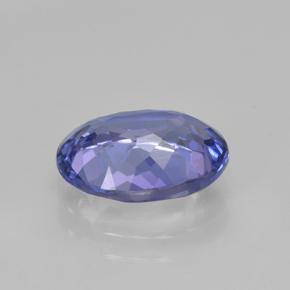 Tanzanita azul natural 2,13ct, corte oval, VVS