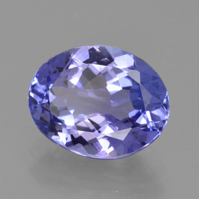 Tanzanita Azul Violeta Intenso Natural 2.47ct, Corte Oval, VVS