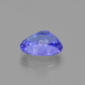 Tanzanita azul natural 2,22ct, corte oval, VVS