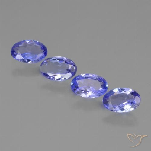 1.43ctw Natural Azul profundo Tanzanita, oval, VS