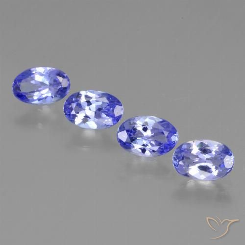 1.75ctw Natural Azul elétrico Tanzanita, oval, VS