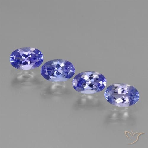 1.83ctw Natural azul intenso Tanzanita, oval, VVS-VS
