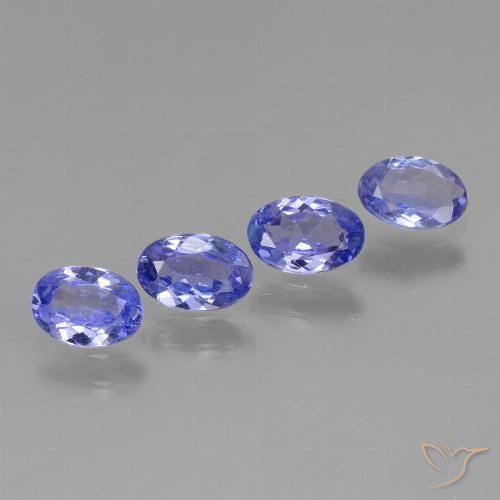 1.64ctw Natural Azul Violeta Intenso Tanzanita, oval, VVS-VS