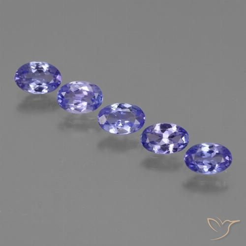 2.10ctw Natural Azul profundo Tanzanita, oval, VVS-VS