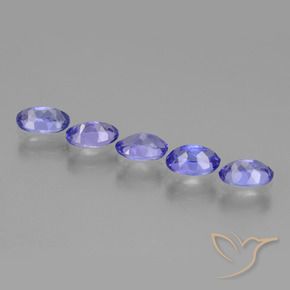 Pedras preciosas de Tanzanita Azul Violeta Intenso natural de 2.40 ct, oval, VS