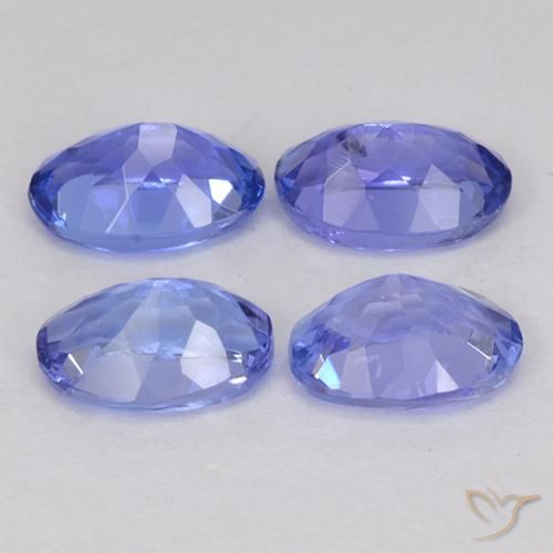 Pedras preciosas de Tanzanita Azul Violeta Intenso natural de 2.28 ct, Corte Oval, VS