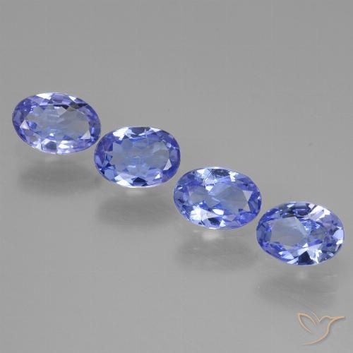 2.14ctw Natural Violeta Azul Tanzanita, oval, VS