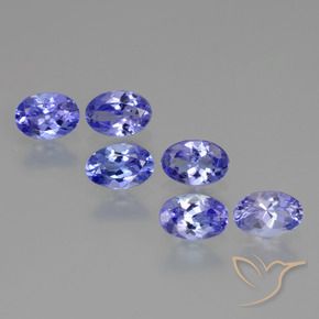 Pedras preciosas de Tanzanita Azul Violeta Intenso natural de 2.44 ct, oval, VVS-VS