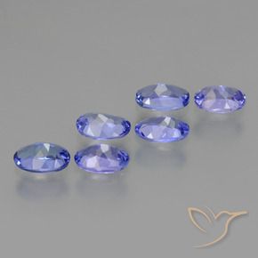 Pedras preciosas de Tanzanita Azul Violeta Intenso natural de 2.88 ct, oval, VS