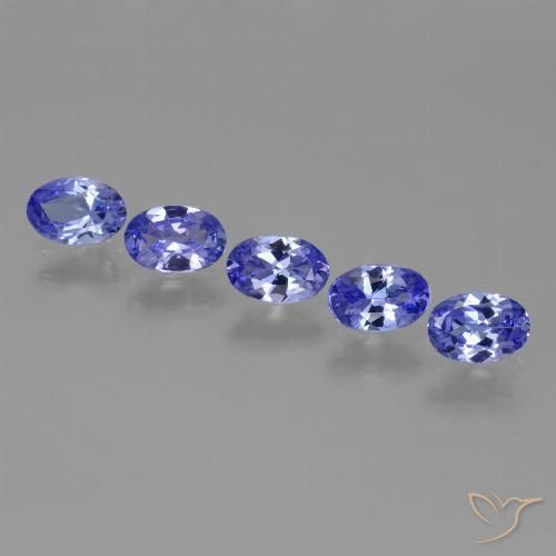 Pedras preciosas de Tanzanita Azul Violeta Intenso natural de 2.24 ct, Corte Oval, VS