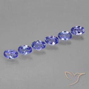 Pedras preciosas de Tanzanita Azul Violeta Intenso natural de 2.23 ct, oval, VS