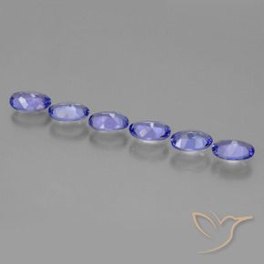 Pedras preciosas de Tanzanita Azul Violeta Intenso natural de 2.23 ct, oval, VS