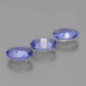 Pedras preciosas de Tanzanita Azul Violeta Intenso natural de 1.50 ct, Corte Oval, VS