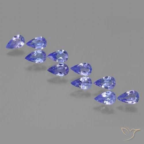 1.96ctw Natural Azul médio Tanzanita, Formato de pêra, VS