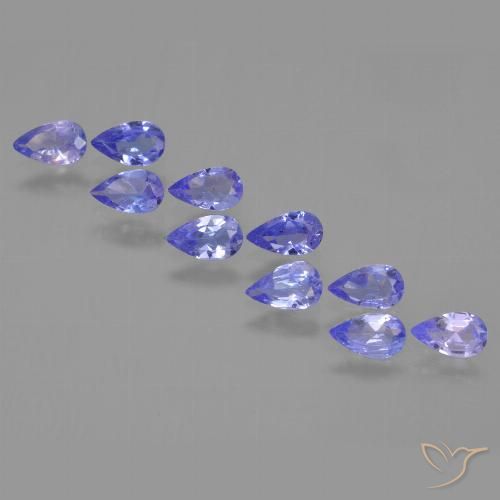 1.89ctw Natural Azul médio Tanzanita, Formato de pêra, VS