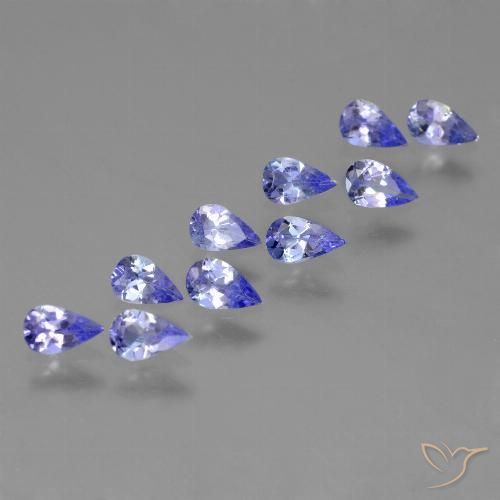 1.98ctw Natural Azul Violeta Intenso Tanzanita, Formato de pêra, VS