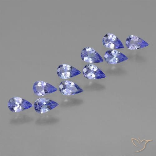 1.96ctw Natural Azul Violeta Intenso Tanzanita, Formato de pêra, VS
