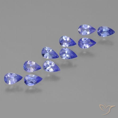 1.99ctw Natural Azul elétrico Tanzanita, Formato de pêra, VS