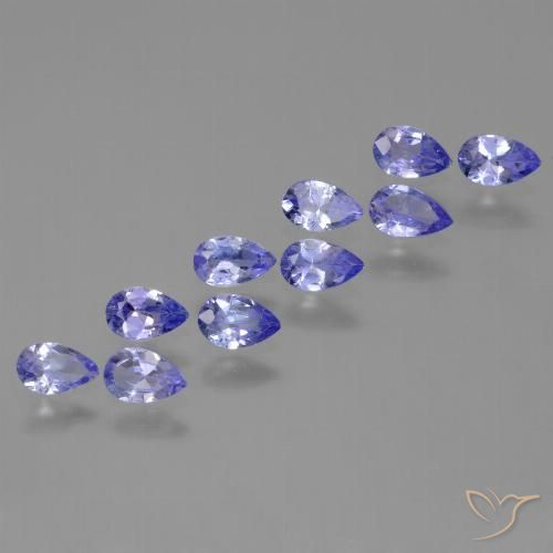 1.88ctw Natural Azul Violeta Intenso Tanzanita, Formato de pêra, VS